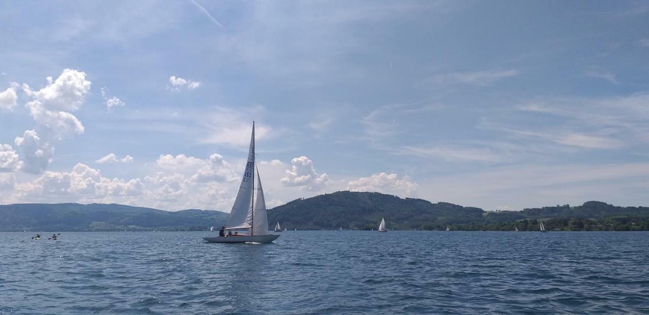 Ferienwohnungen Zum Attersee Lenzing 外观 照片