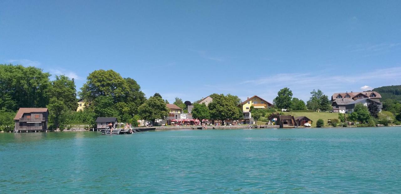 Ferienwohnungen Zum Attersee Lenzing 外观 照片